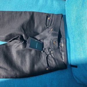 Saint Laurent D02 woman’s ripped knee darkwash denim jeans NWT size 26